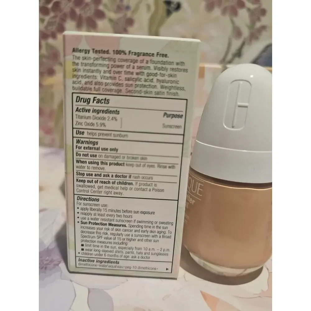 CN 18 CREAM WHIP (VF) Clinique Even Better Clinical Serum Foundation SPF25 NIB